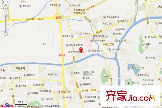 龙光水悦熙园交通图
