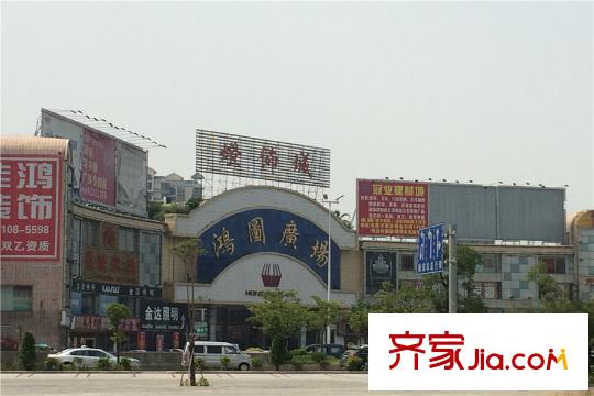 东莞时代华庭项目对面鸿图广场