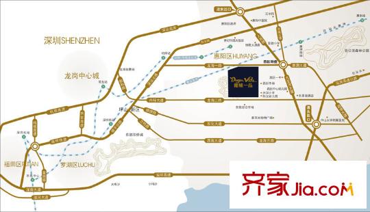 龙城一品交通图