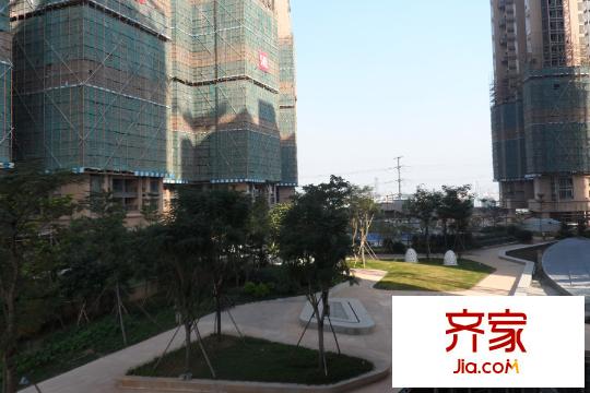 联投东方二期园林实景(2014-12-13)