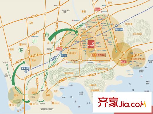 深圳珠江・四季悦城区域