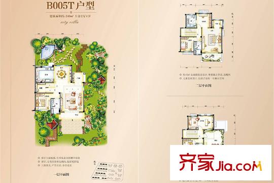 碧桂园天汇B005T户型 5室2厅4卫1厨