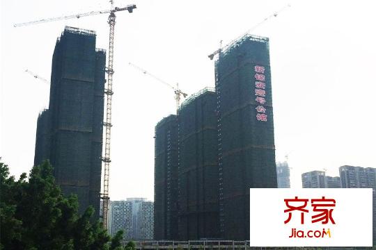 新锦安壹号公馆楼栋施工(2015-07-14)