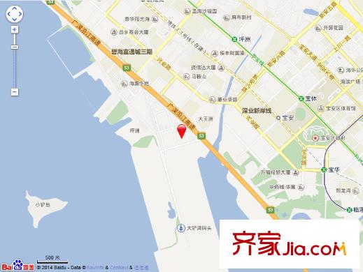 前海铂寓交通图