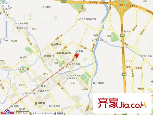 幸福城交通图