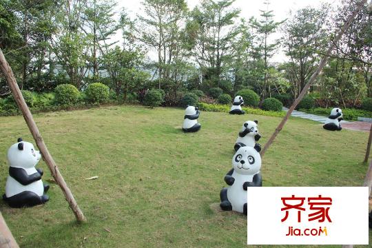 金地・仟百汇小区园林实景(2014-11-25)