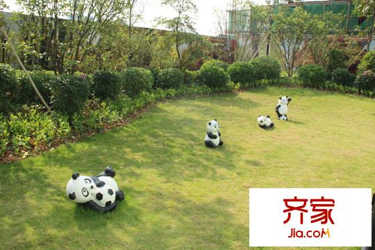 金地・仟百汇小区园林实景(2014-11-25)