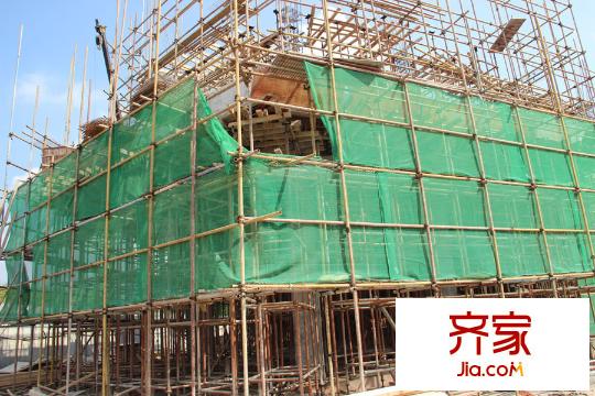 金地・仟百汇商业建设进度实景(2014-11-25)