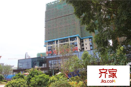 金地龙城中央工程进度(2015.5.12)
