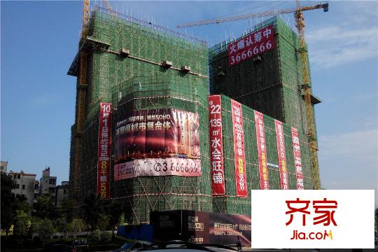 好益康世纪中心项目外立面实景(2015-10)