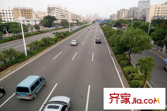 宏发前城周边道路