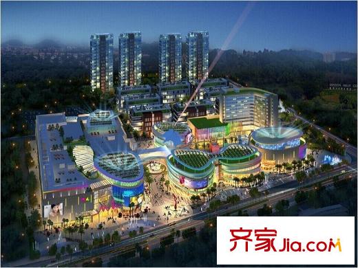 珠江・观澜御景观澜湖新城MH MALL效果图