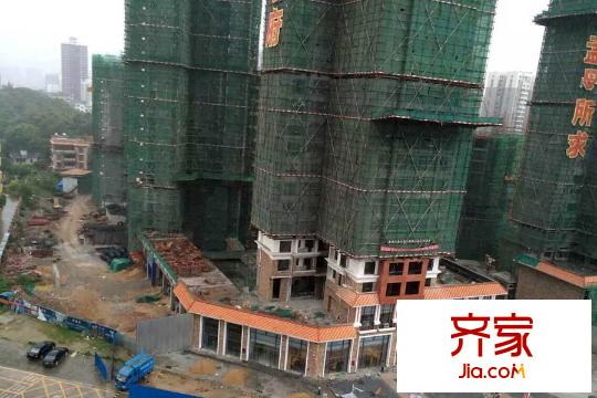锦绣学府楼栋施工进度(2015-9)