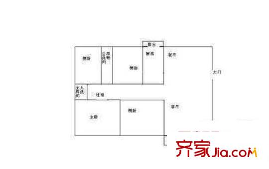 丰华苑 4室 户型图