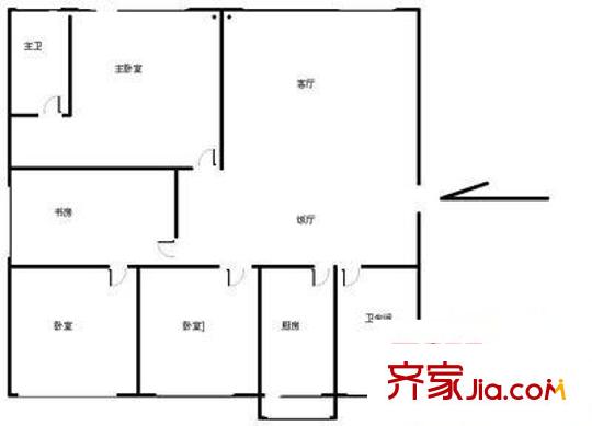 丰华苑 4室 户型图
