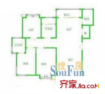 吉祥来花园 0室 户型图