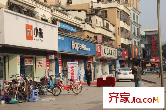 宏发世纪城配套图周边商铺