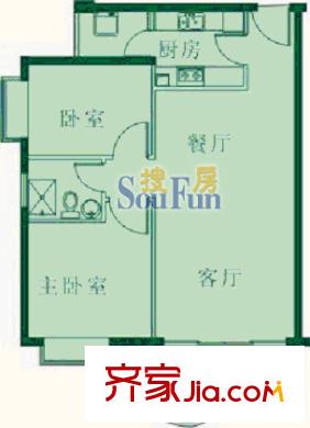 锦绣和山(倚山别苑) 户型图2
