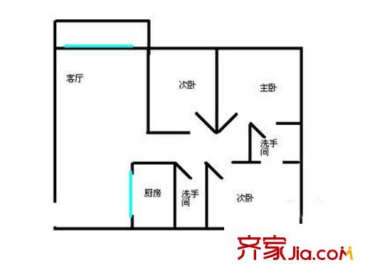 深圳 万科第五园叠院 户型图4