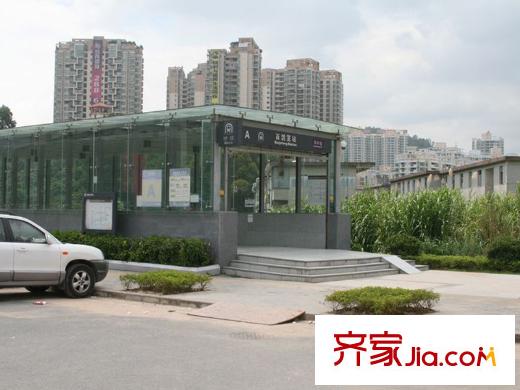 万科红・悦配套图白鸽路地铁站