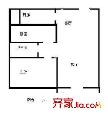 深圳 腾昌花园 户型图3