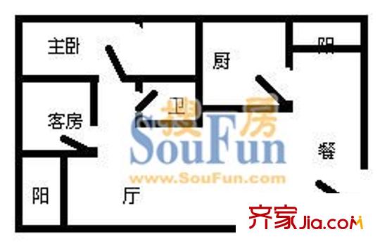 深圳 景山花园 户型图9