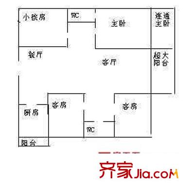 观澜高尔夫二期观澜豪园户型图观澜高尔夫二期观澜豪园 户型图 4室2厅2卫1厨