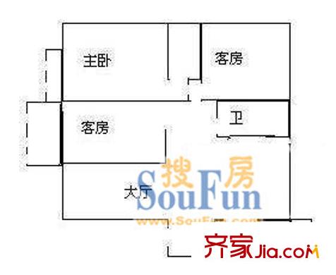 龙岗鸿基花园 户型图8