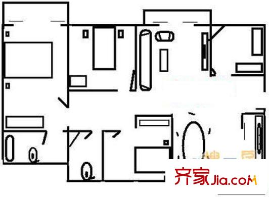 深圳 福临苑 户型图1