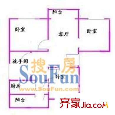 深圳福临苑户型图2