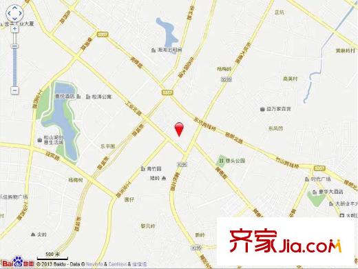 万科金域松湖交通图