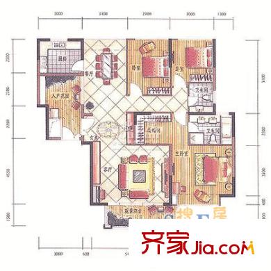 深圳 荔园阁二期 户型图6