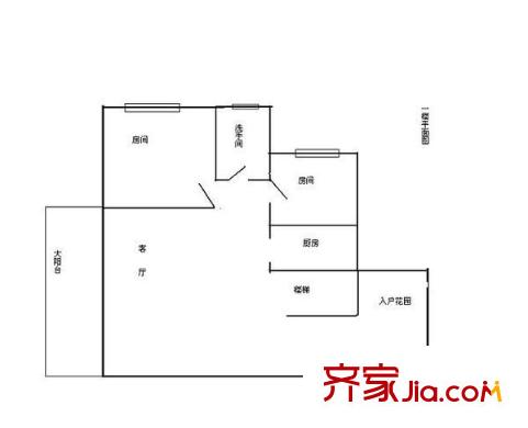海湾明珠二期 5室 户型图
