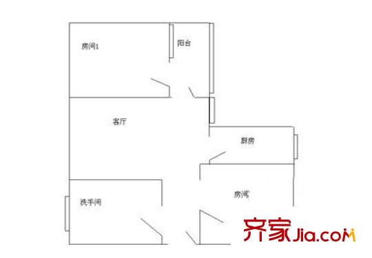 深圳 宝华花园 户型图2