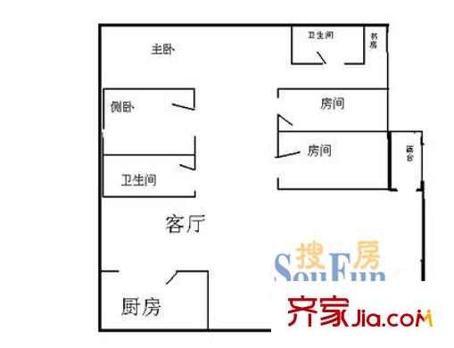 深圳 金泓凯旋城二期 户型图1