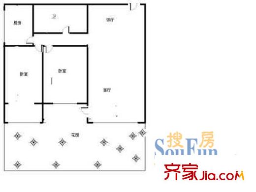 深圳 泰安花园 户型图1