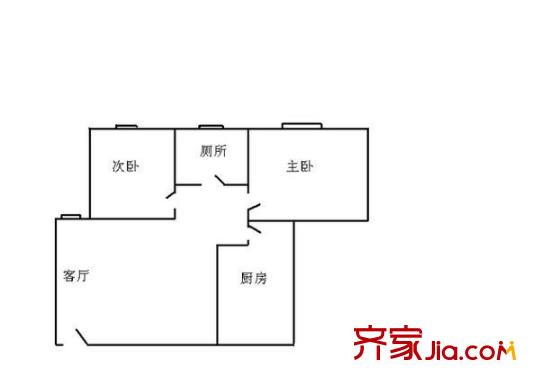 朗庭豪园 3室 户型图