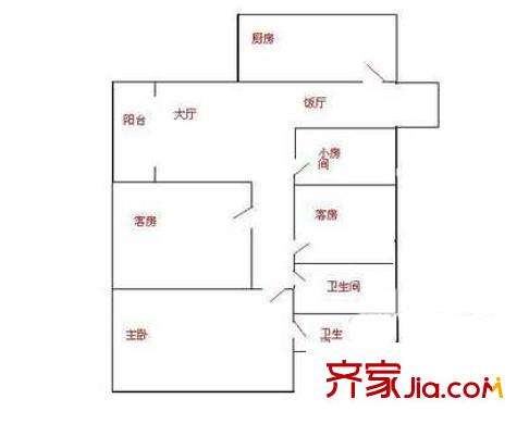 深圳 康达尔花园三期 户型图13