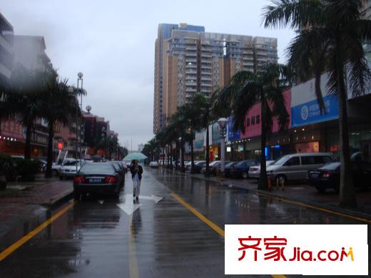 桂景园配套图天虹商场所在的街面