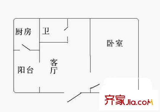 深圳 华新村 户型图1