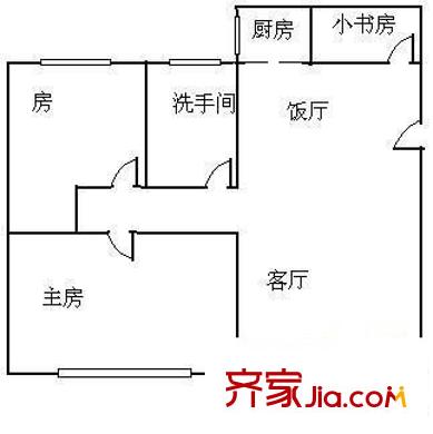 香丽大厦 3室 户型图