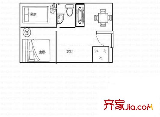 深圳 香丽大厦 户型图2