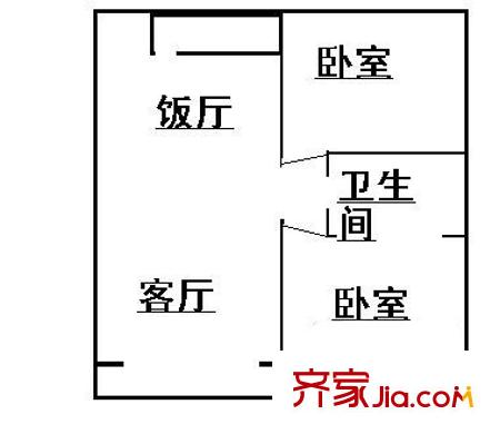 深圳 金叶茗苑 户型图1