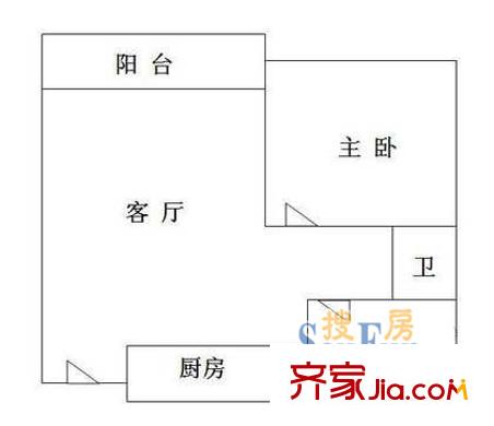 深圳 翔名苑 户型图2