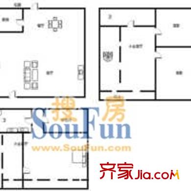 台湾花园(福田)户型图深圳 台湾花园(福田) 户型图 3室2厅1卫