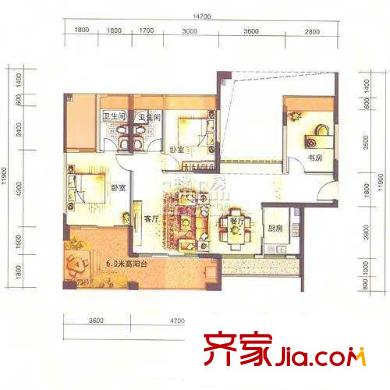 深圳 融富花园 户型图