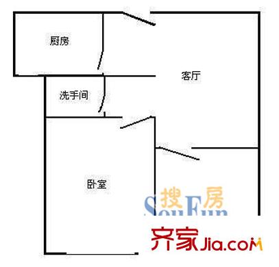 深圳 赛格景苑 户型图1