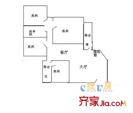 深圳下步庙南区户型图3