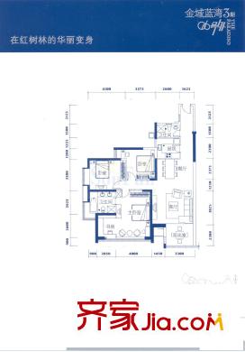深圳 万科金域蓝湾三期 户型图C29-45
