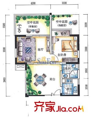 深圳 春树里 户型图7